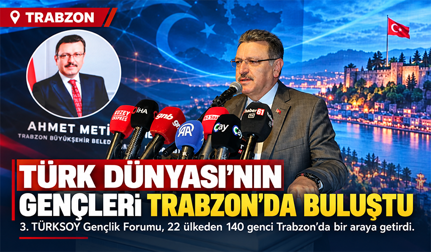 Türk Dünyası Trabzon’da Buluştu