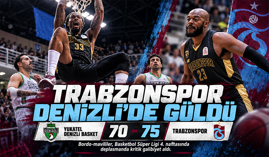 Trabzonspor Denizli’de Güldü!